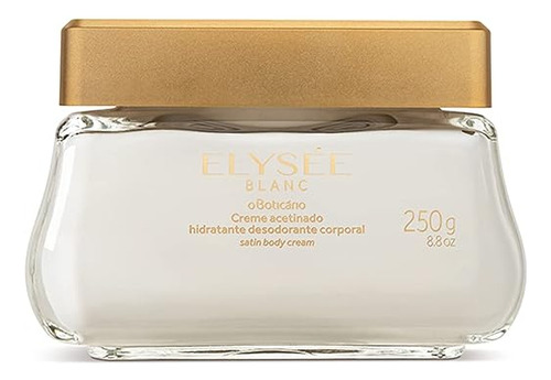 Creme Acetinado Hidratante Desodorante Elysée Blanc 250g