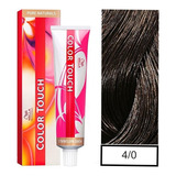 Wella-tintura Color Touch 4/0 60gr + Oxidante De 120 Ml