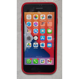  iPhone 7 32 Gb Negro Con Funda Roja Y Gris