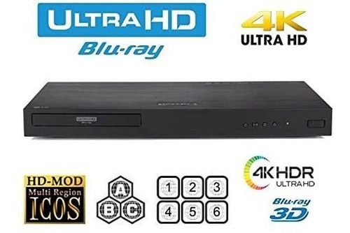 Reproductor Dvd LG 4k Blu Ray Libre Región Pal Ntsc Ultra Hd