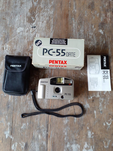 Camara De Fotos Pentax Pc-55 + Caja + Manual + Estuche.