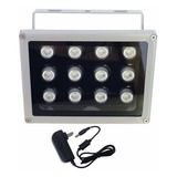 Intendvision Iluminación Ir, 850 Nm 12 Led Gran Angular Ip67