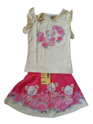 Conjunto Infantil,meninas,roupas,criancas,fem.verao Tam2