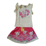 Conjunto Infantil,meninas,roupas,criancas,fem.verao Tam2