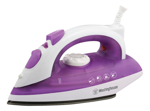 Plancha A Vapor Base Cerámica 1600 Watts Westinghouse Pl1601 Color Violeta