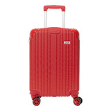 Mala De Viagem De Bordo 55x35x25 Pequena 10kg 360º Cor Vermelho