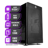 Pc Gamer Mancer, Ryzen 7 5700g, A520m, 16gb Ddr4, Ssd 120gb