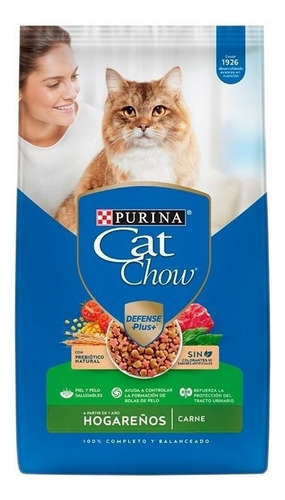 Cat Chow Defense Plus Hogareños Para Gato Adulto 8kg