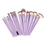 Set De Brochas Para Maquillaje Profesional Juego De 18 Pz