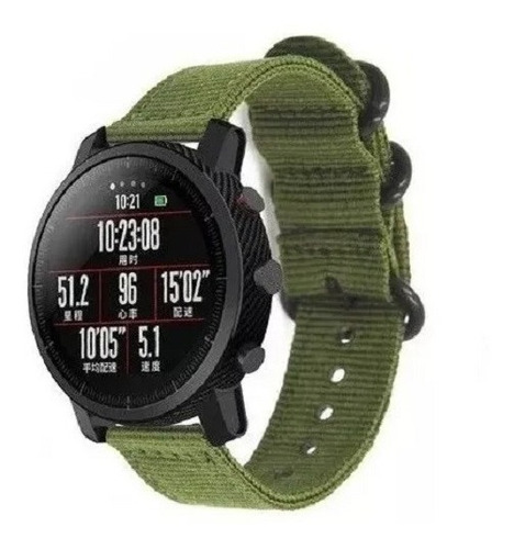 Pulseira Troca Rapida Em Nylon Militar Para Xiaomi Stratos