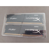 2 Pentes Memória Ram 4gb Kingston Ddr4 2666hz Fury Hyperx