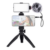 Kit De Vlogging De Teléfono Para Grabación De Vídeo Con Micr