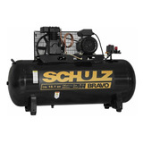 Compresor De Aire Eléctrico Schulz Bravo Csl 15.1 Br/200 200l 3hp 220v 50hz Negro