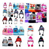 Kit 2 Touca Infantis Gorrinho Gorro Infntil Inerno Frio 