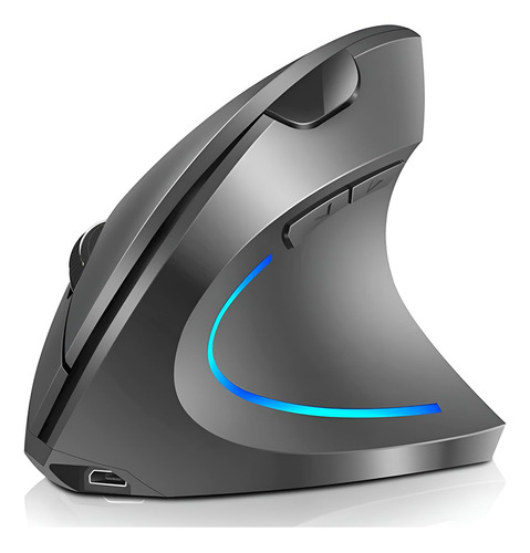 Mouse Vertical Inalambrico Ergonomico Recargable 2.4 Ghz Pro