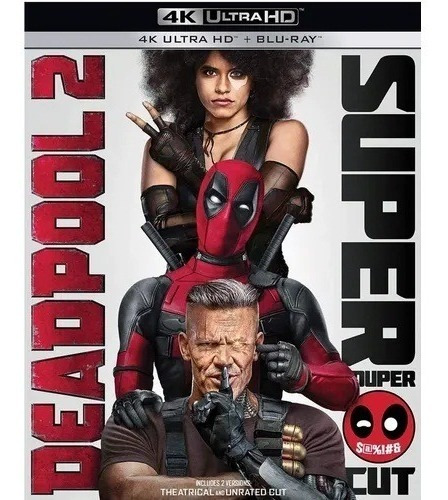 Deadpool 2 | Película Blu-ray 4k Uhd Español Edición Súper