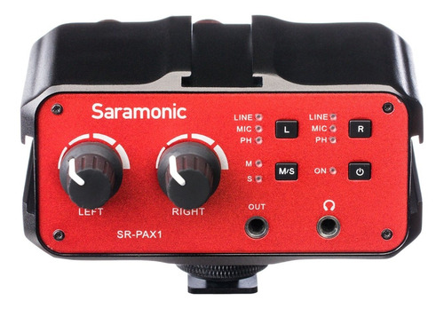 Saramonic Mezclador De Audio De 2 Ch Con Entradas Combinadas