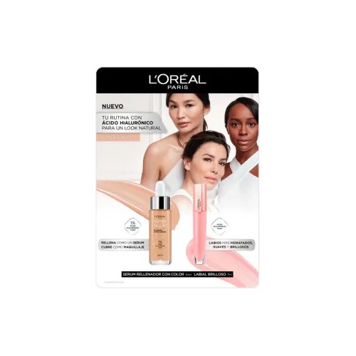 Serum Loreal True Match Claro Con Labial Paradise Gloss