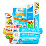 Kit Organizador De Geladeira E Freezer Saquinhos Zip Wyda