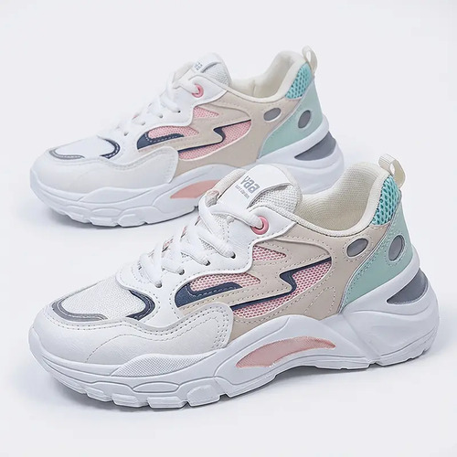Zapatos De Tenis Cómodos Con Plataforma Informal Para Mujer