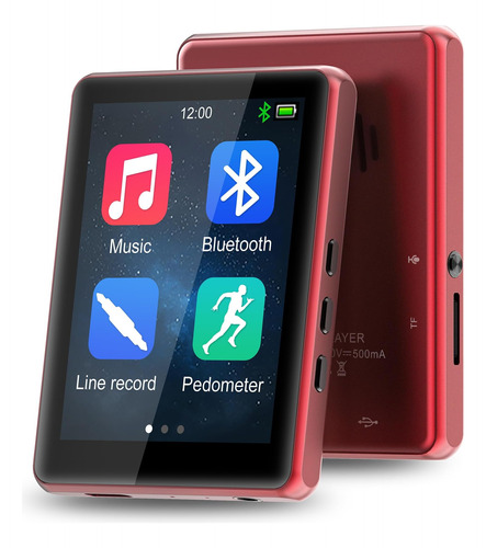 Reproductor Mp3 De 32 Gb Con Bluetooth 5.3, Pantalla Táctil 