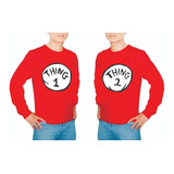 Camibusos Personalizados Thing 1 Thing 2 Halloween