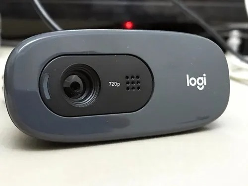 Câmera Webcam Hd Logitech 720p Com Microfone