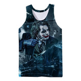 Ut Camisa Sin Mangas Con Estampado 3d De Joker Clown