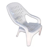 Silla Siesta Mascardi Blanco Plastico Apilable