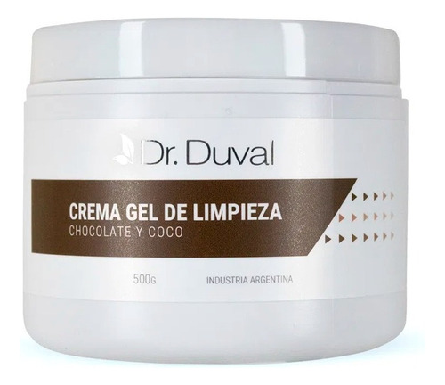 Crema Dr Duval Gel De Limpieza Chocolate Coco 500g Tipo De Piel