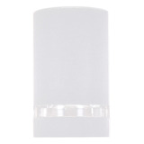 Aplique Unidireccional Exterior Oval Blanco Aluminio Gu10