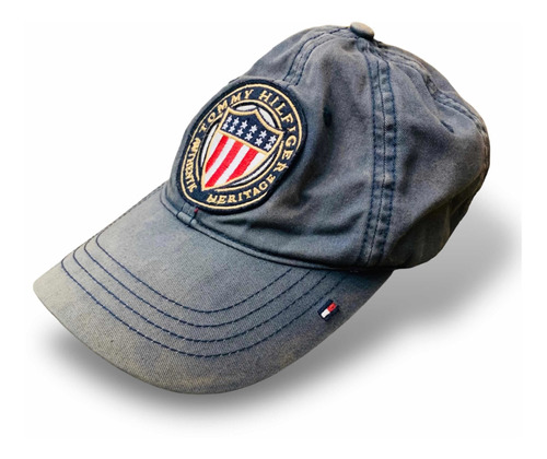 Gorra Tommy Hilfiger Logo Usa Original Importada Azul