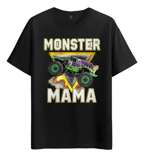 Tshirt Muscle Freaks Monster Truck Estilo Mama Grave Digger