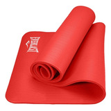 Colchoneta Everlast Yogamat Pilates Gimnasia 10mm - El Rey Color Rojo