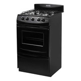 Cocina Escorial Candor S2 A Gas Natural 4 Hornallas  Negra 220v Puerta Con Visor