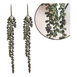 2 Pendentes Suculenta Artificial Jardim Vertical Toque Real