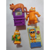 Set Figuras Garfield- Burger King- 4 Pzs