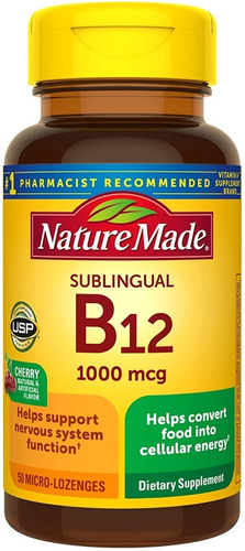 Nature Made Vitamina B12 1000 Mcg Sublingual
