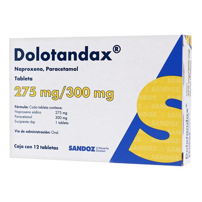 Dolotandax Tableta 275 Mg, 12 Tabletas | MercadoLibre