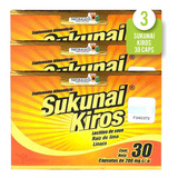 3 Cajas De Sukunai Kiros 30 Cápsulas