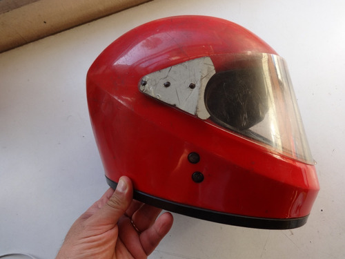 Casco Antiguo Auto Carrera Formula Insignia Retro Vintage