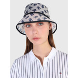 Sombrero Pescador Para Mujer Th Monogram Azul Tommy Hilfiger