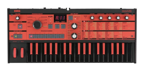 Korg Microkorg | Edição Limitada - Vermelho Reverse Keys