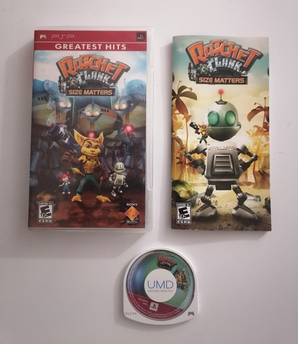 Juego Psp Ratchet & Clank Size Matters 