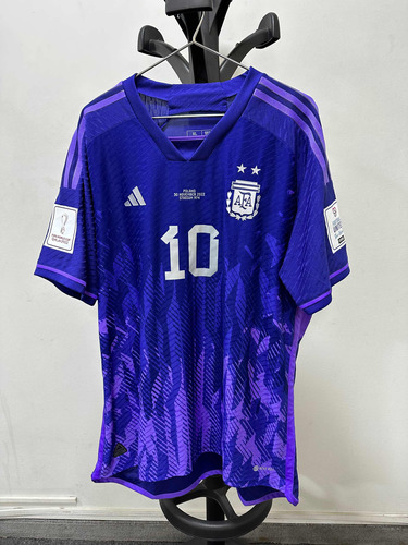 Camiseta Argentina Violeta - adidas Heat Dry -  Messi Qatar