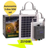 Aparelho Solar P/cerca Elétrica Rural Zebu 20km 0.12 Joules