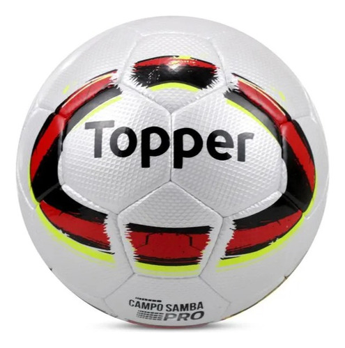 Bola De Futebol De Campo Oficial Samba Pro C/c Topper