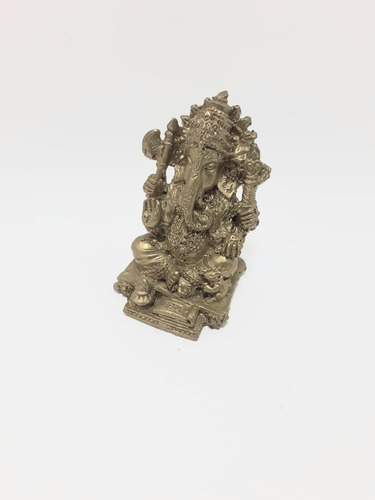 Ganesha Dorada Y Color B/2  - Mahalpiedras