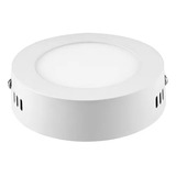 Foco Led Plafon Redondo 6w Panel Sobrepuesto