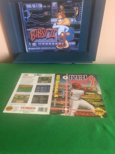 Sega Genesis Rbi Baseball 4 Encarte Original